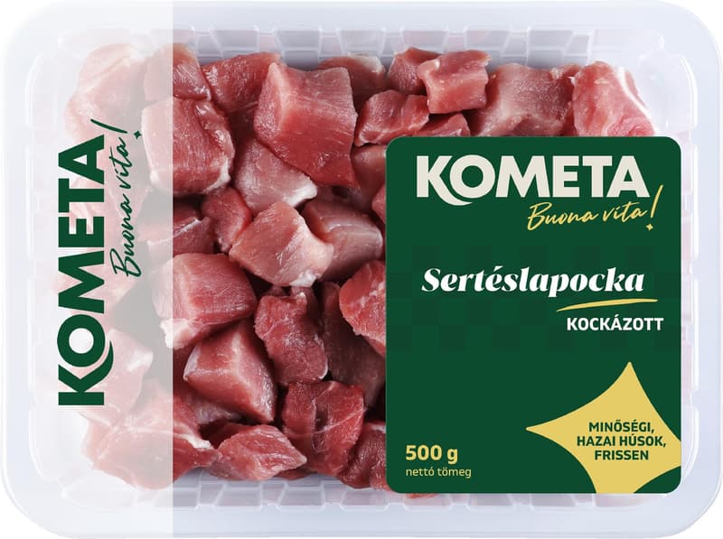 Prímhús sertés lapocka csont nélkül kockázott