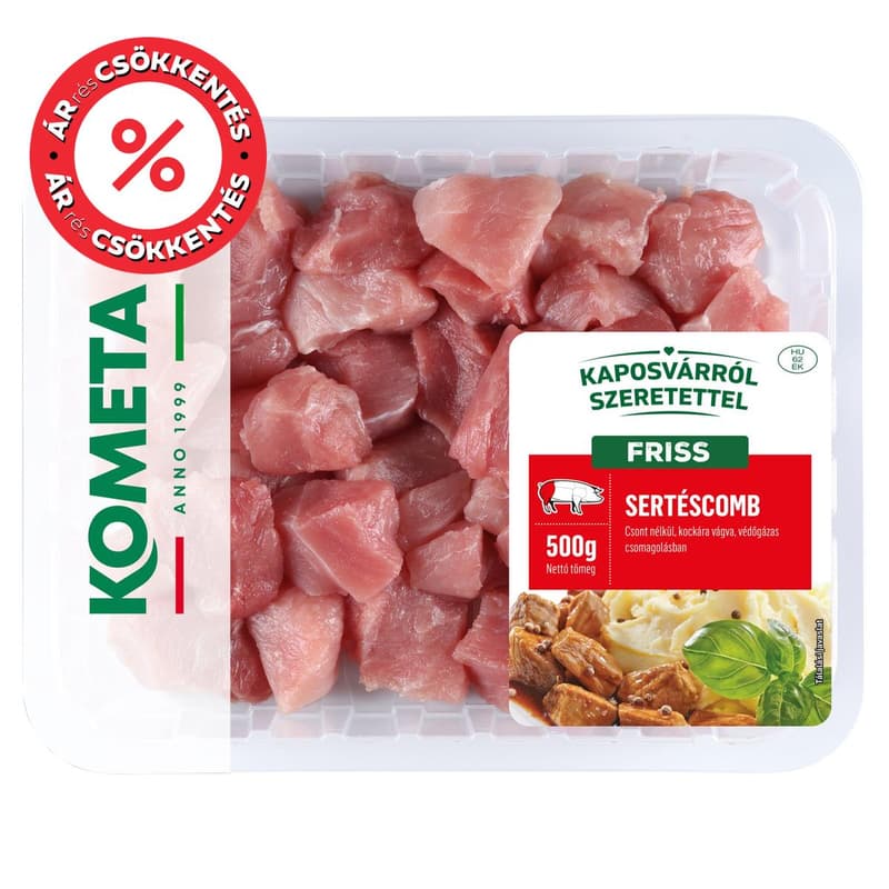 Prímhús sertés comb kockázott