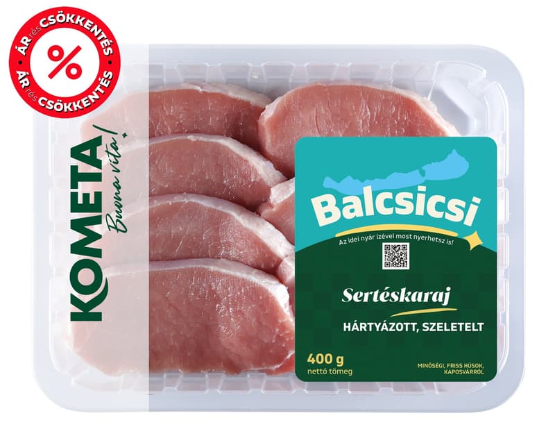 Prímhús sertés karaj csont nélkül, szeletelt