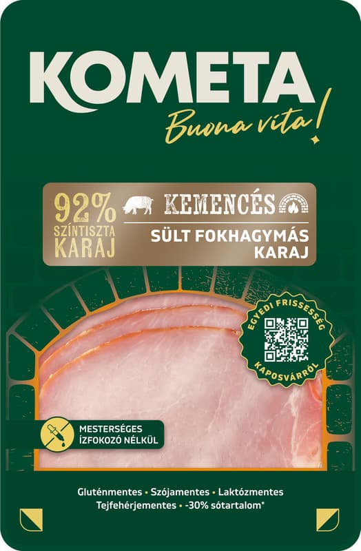 Kométa kemencés sült fokhagymás karaj