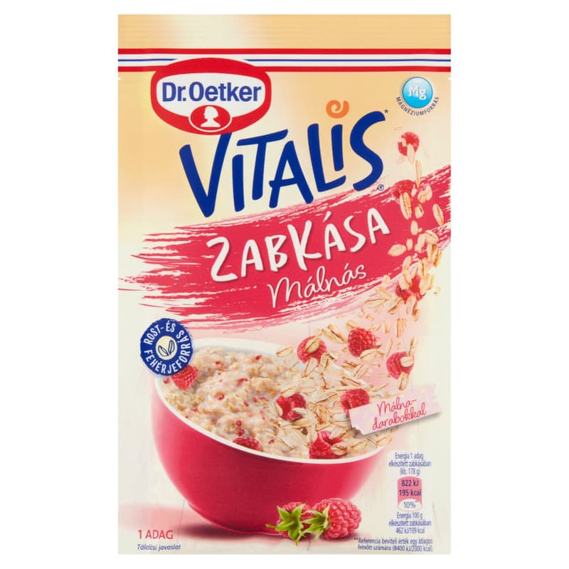 Dr. Oetker Vitalis Porridge with raspberries