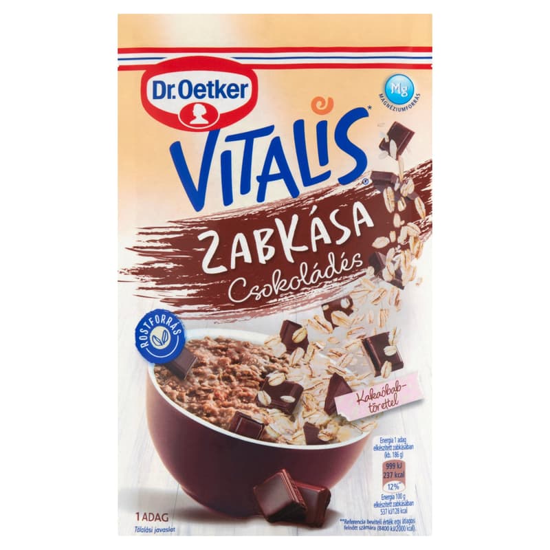 Dr. Oetker Vitalis Zabkása csokoládés