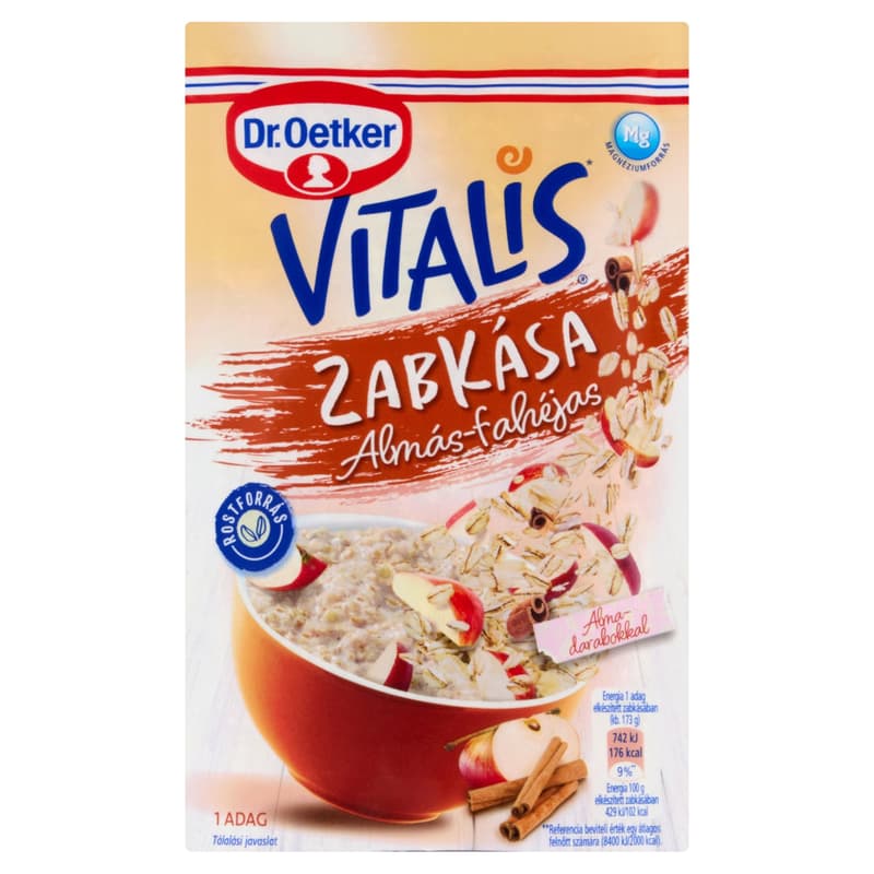 Dr. Oetker Vitalis Porridge with apple and cinnamon