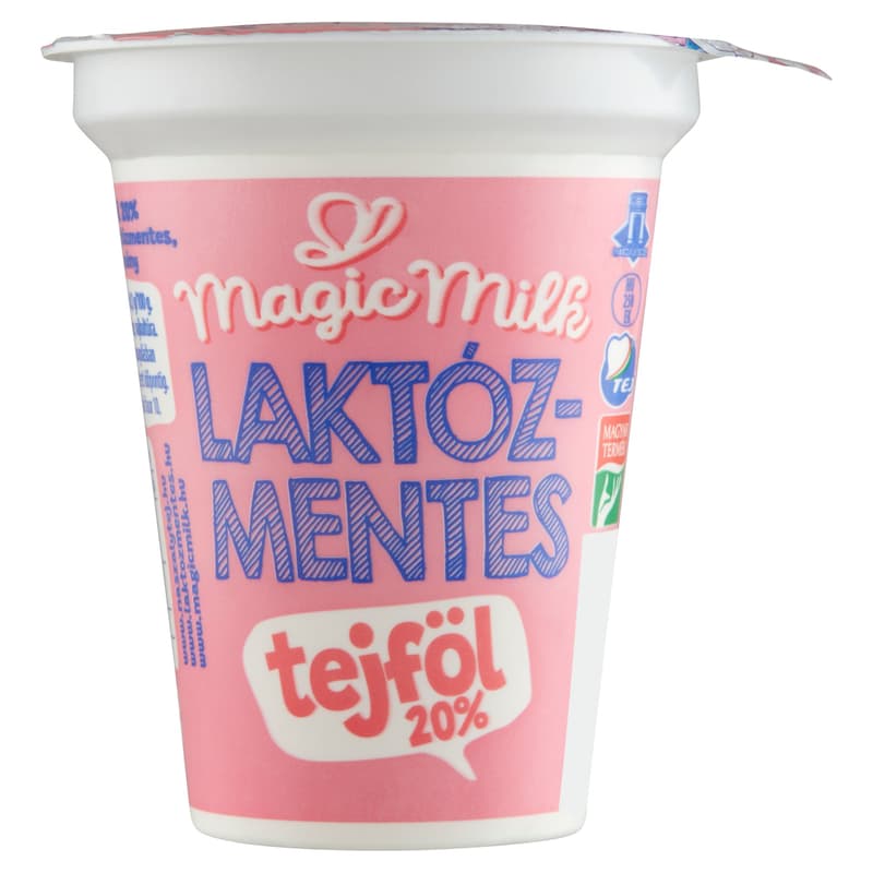 Magic Milk Laktózmentes tejföl 20%