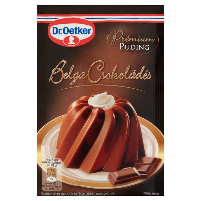 Dr. Oetker Prémium Puding belga csokoládés pudingpor