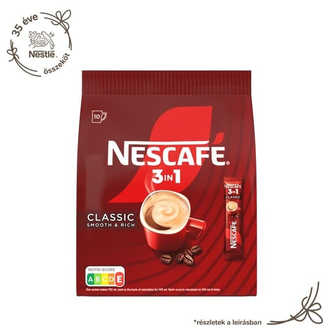 Nescafé 3in1 Classic instant kávé (10 adag)