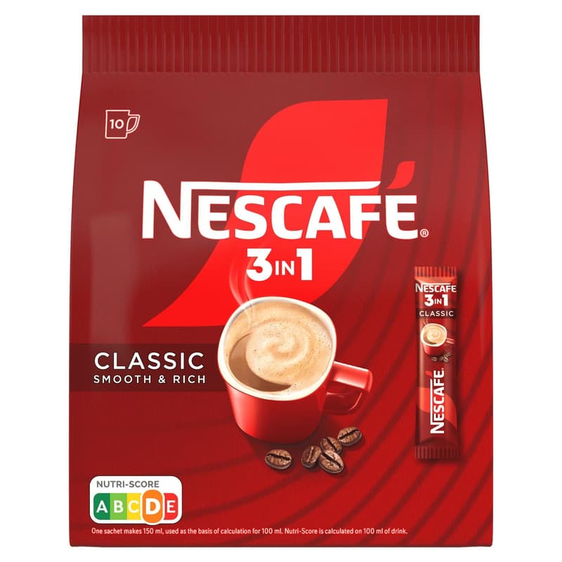 Nescafé 3in1 Classic instant kávé (10 adag)