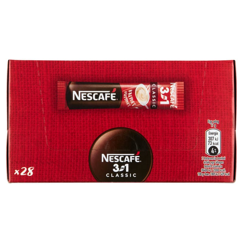 Nescafé 3in1 Classic dobozos (28 adag)