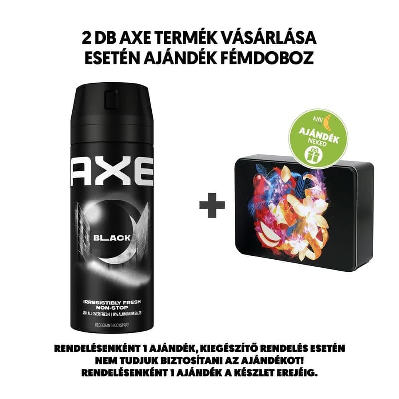 AXE Black dezodor, 150 ml