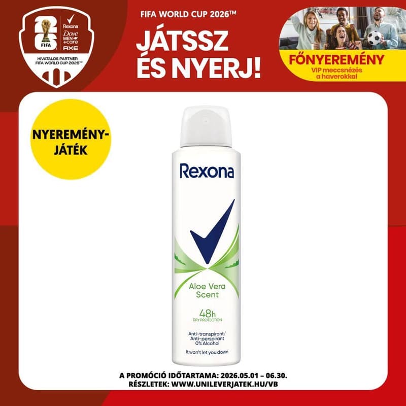 Rexona Aloe Vera deodorant spray