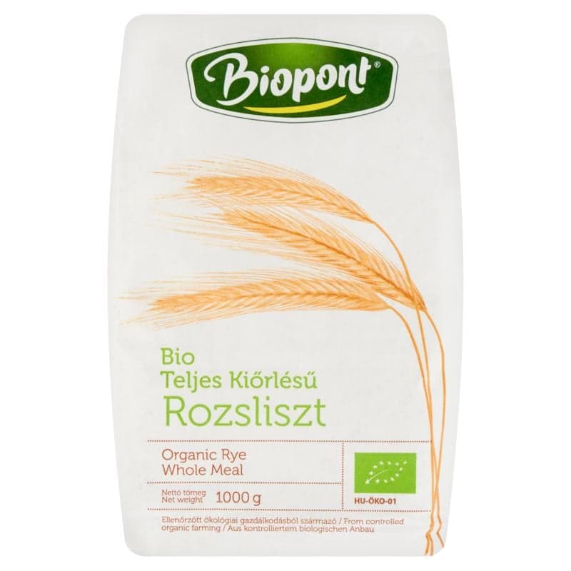 BIO rozsliszt, teljes kiőrlésű