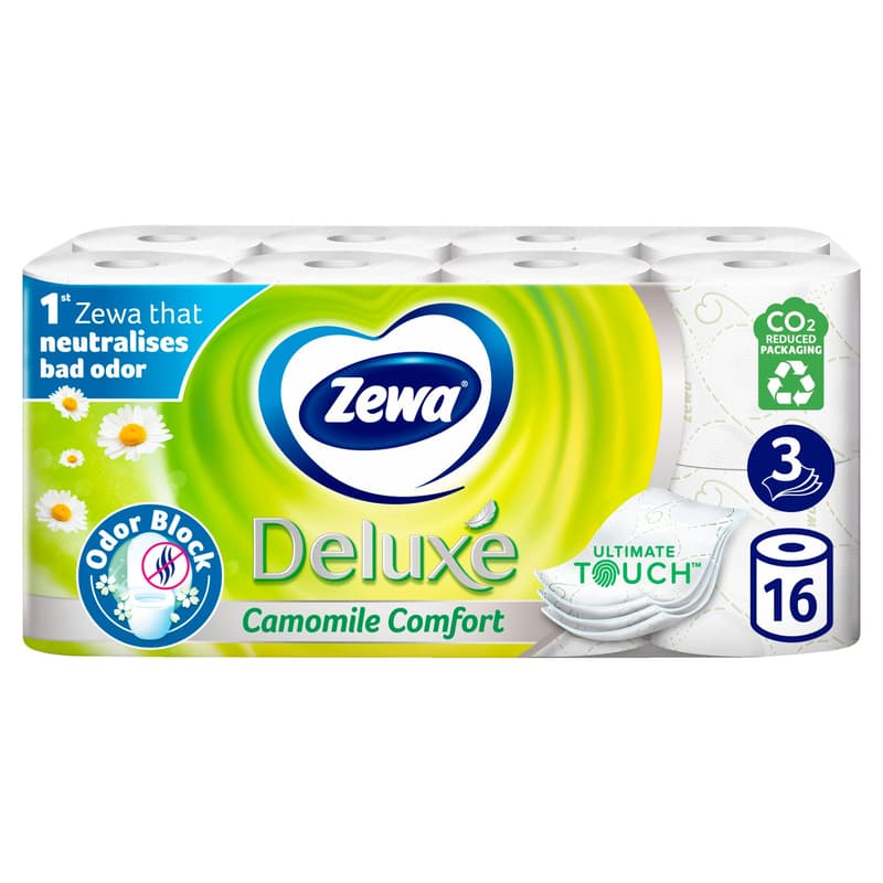 Zewa Deluxe Camomile Comfort 3 rétegű toalettpapír 16 tekercs