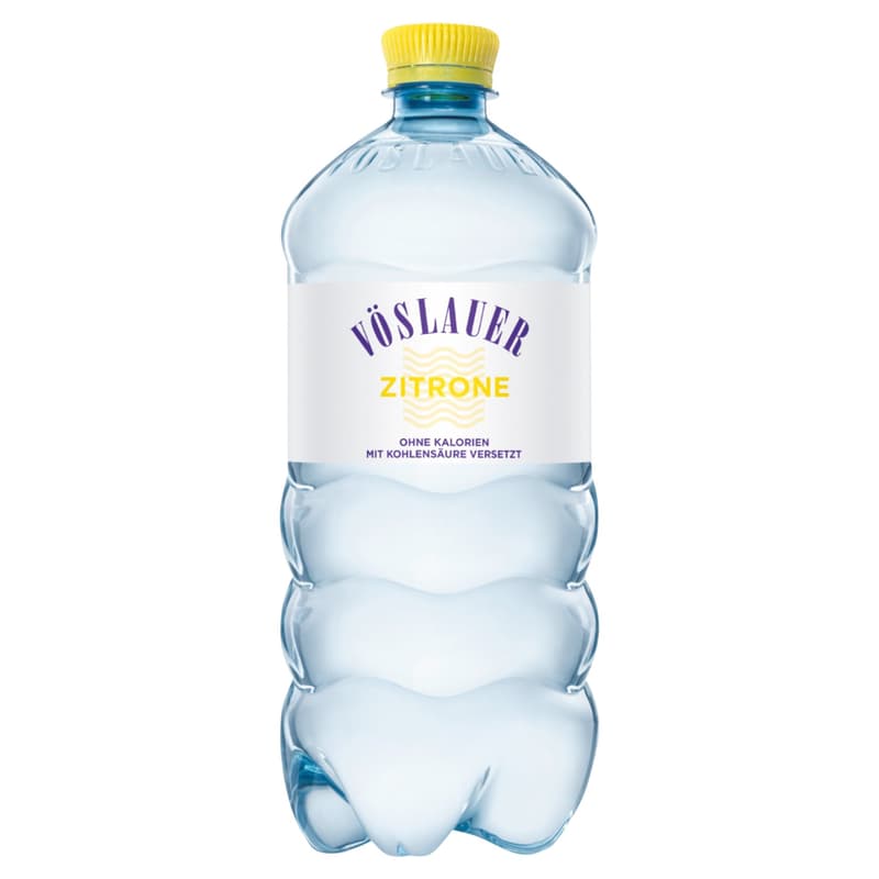 Vöslauer flavored carbonated mineral water - lemon