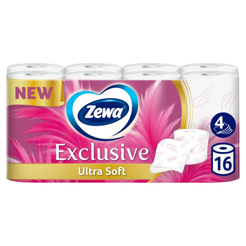 Zewa Exclusive 4-ply toilet paper Ultra Soft