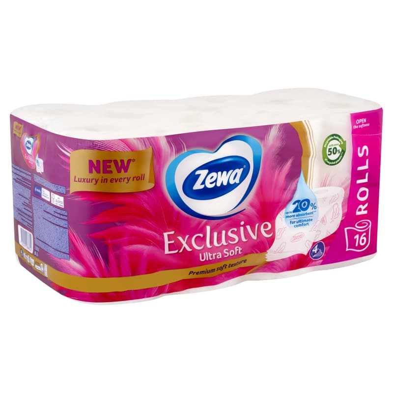 Zewa Exclusive 4-ply toilet paper Ultra Soft