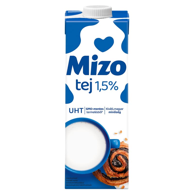 Mizo GMO-mentes UHT tej 1,5%