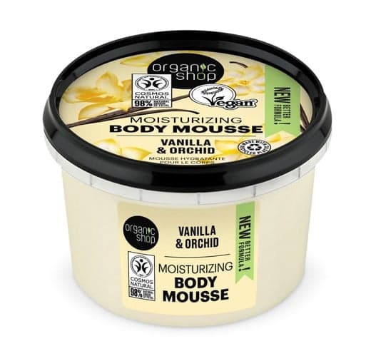 Organic Shop Testápoló mousse - Bourbon vanília