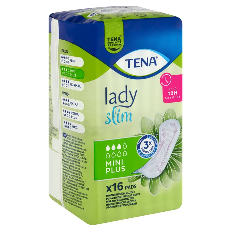 Tena Lady Slim Mini Plus puha inkontinencia betét