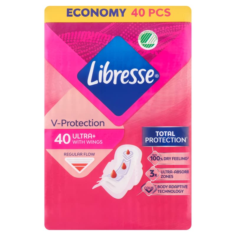 Libresse Ultra+ szárnyas egészségügyi betét