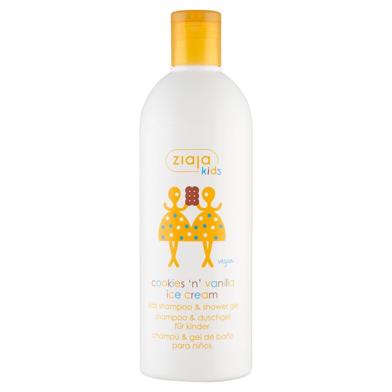 Ziaja Children's shampoo and shower gel with vanilla ice cream scent