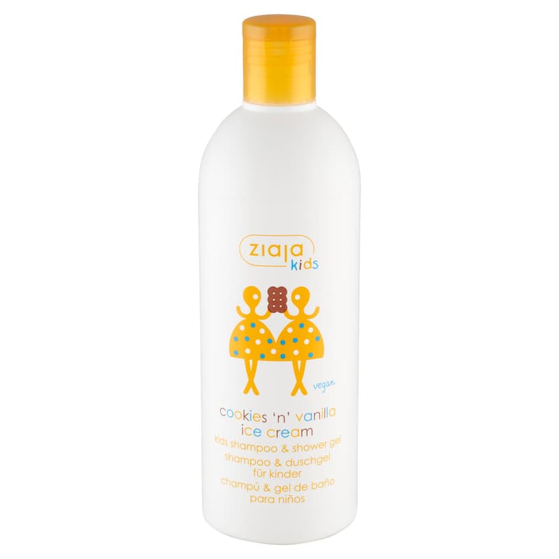 Ziaja Children's shampoo and shower gel with vanilla ice cream scent