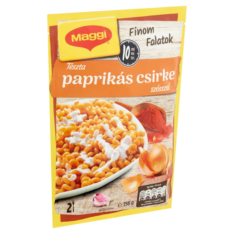 Maggi Párpercas Pasta with paprika chicken