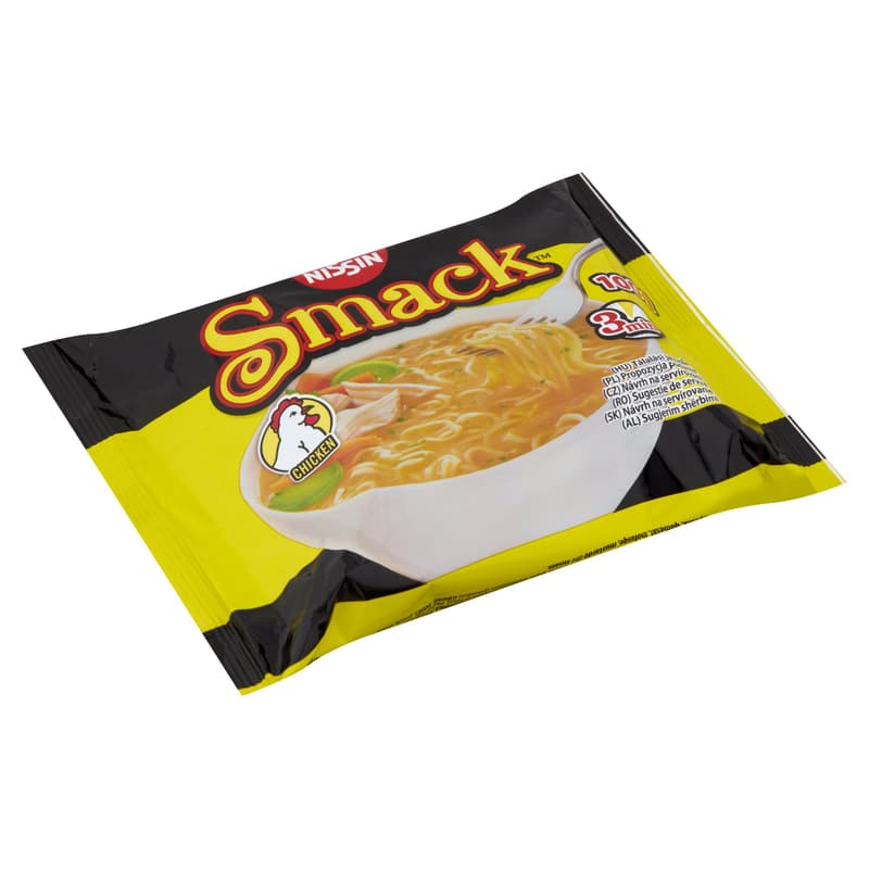 Nissin Smack instant noodle soup with chicken flavor