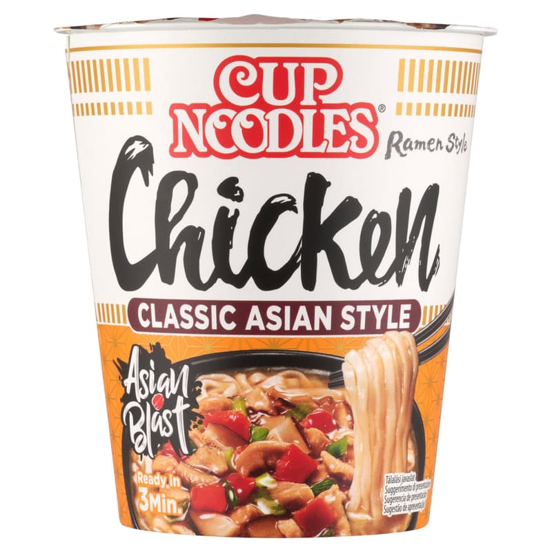Nissin Cup Noodles instant noodle soup with chicken flavoring