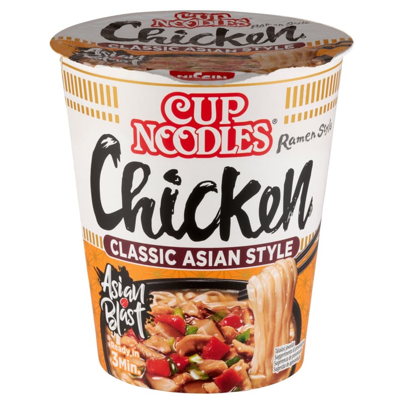 Nissin Cup Noodles instant noodle soup with chicken flavoring