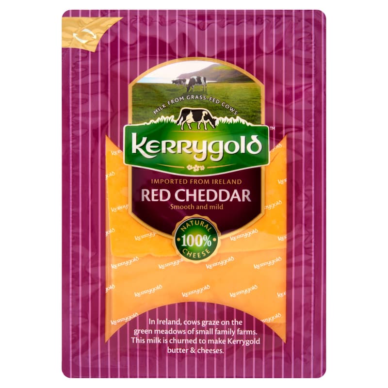 Kerrygold Sliced Greasy Hard Red Cheddar Cheese