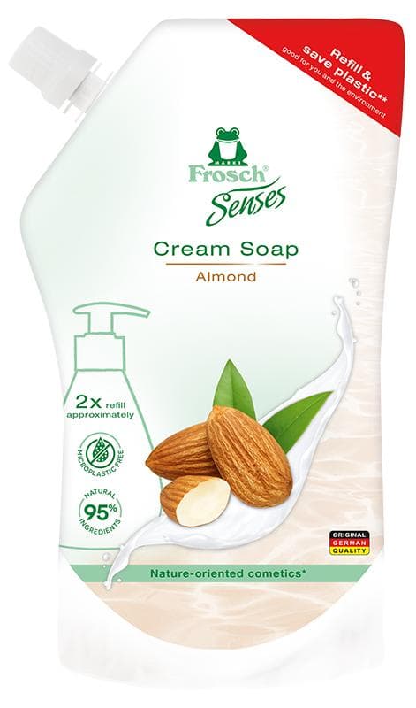 Frosch Folyékony szappan utántöltő Almond Milk