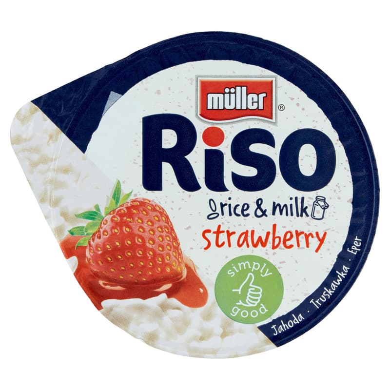 Müller Riso Rice Milk Dessert - Strawberry