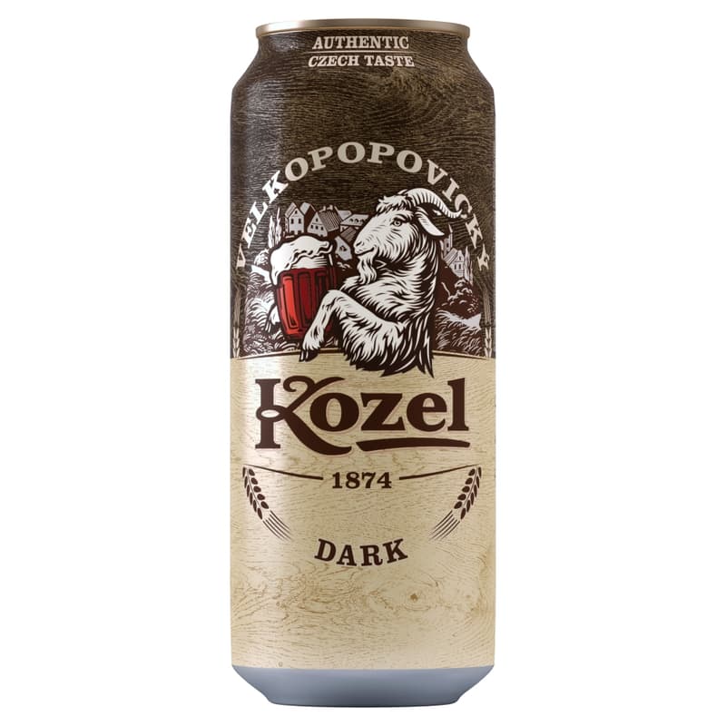 Velkopopovický Kozel Černý brown beer 3.8%