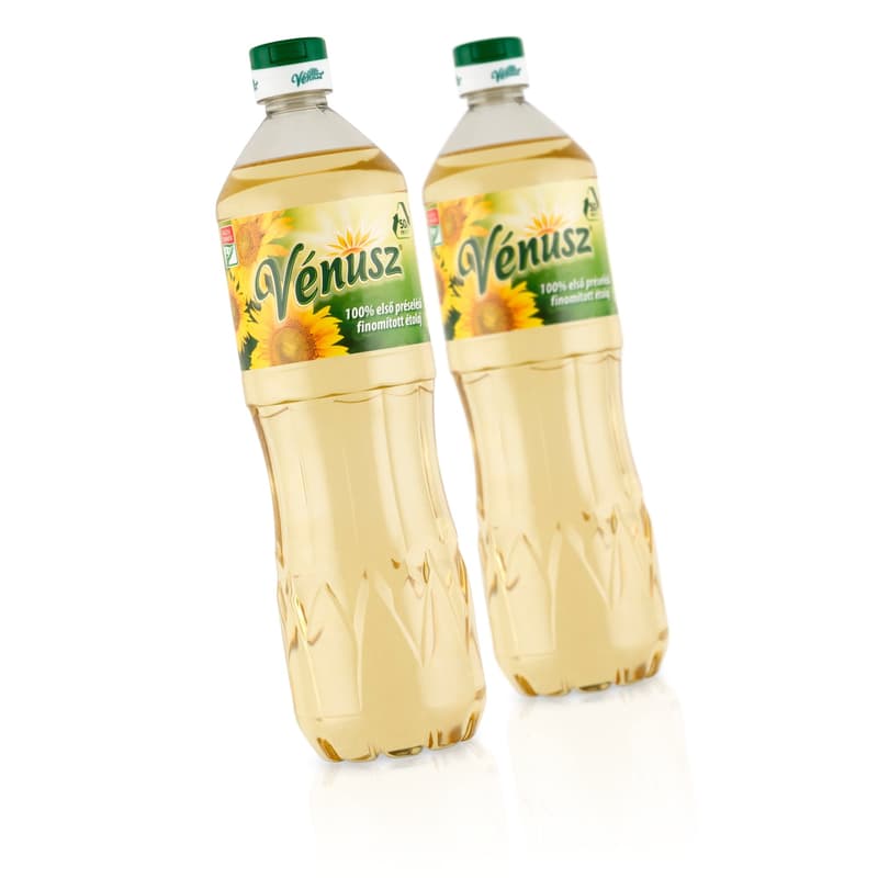 Venus first pressed, refined sunflower cooking oil