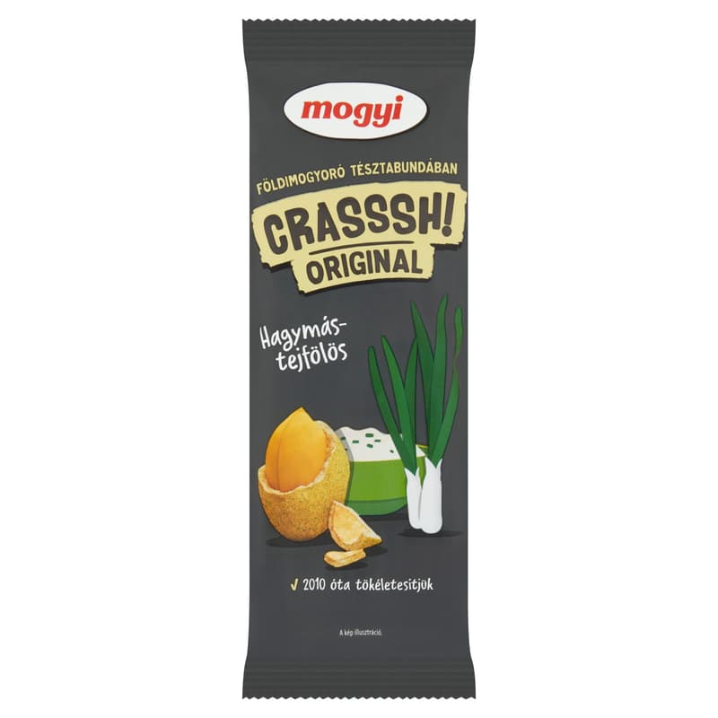 Mogyi Crasssh! peanuts roasted in onion-sour cream dough