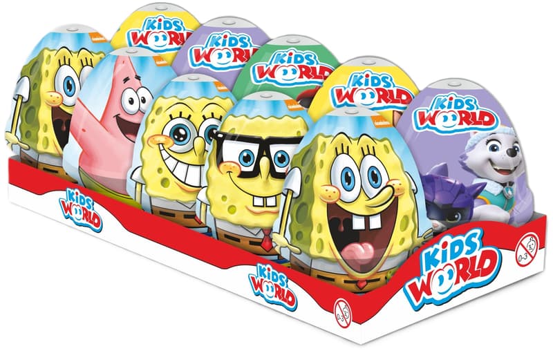 Kid's World Vanília-csokoládé ízű desszert játékkal
