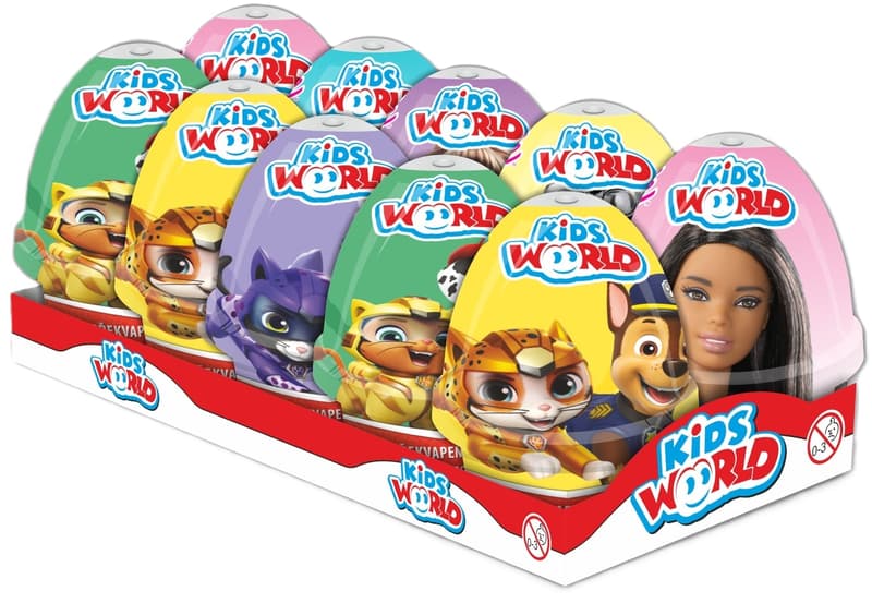 Kid's World Vanília-csokoládé ízű desszert játékkal