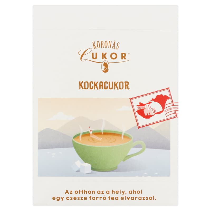 Koronás Cukor kockacukor