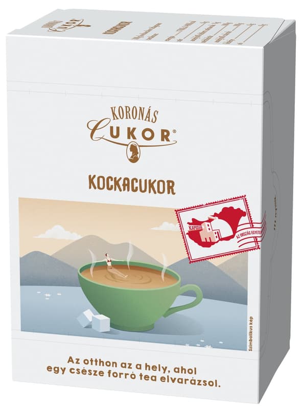 Koronás Cukor kockacukor