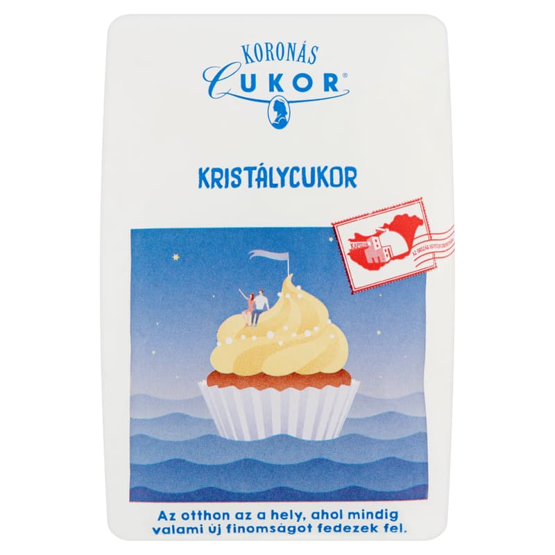 Koronás Cukor kristálycukor