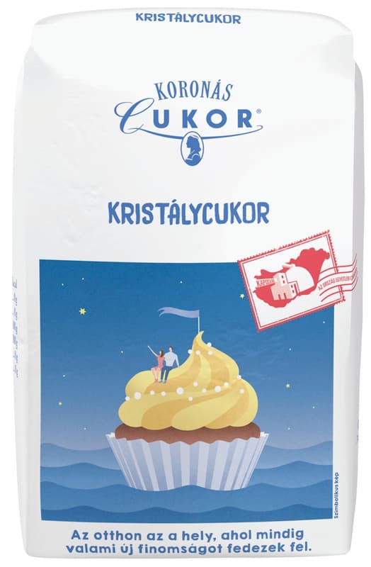 Koronás Cukor kristálycukor