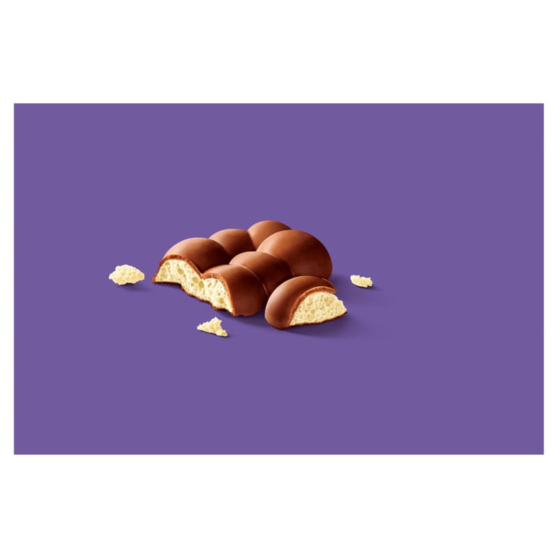 Milka Bubbly alpesi tejcsokoládé levegőbuborékos fehércsokoládé töltelékkel