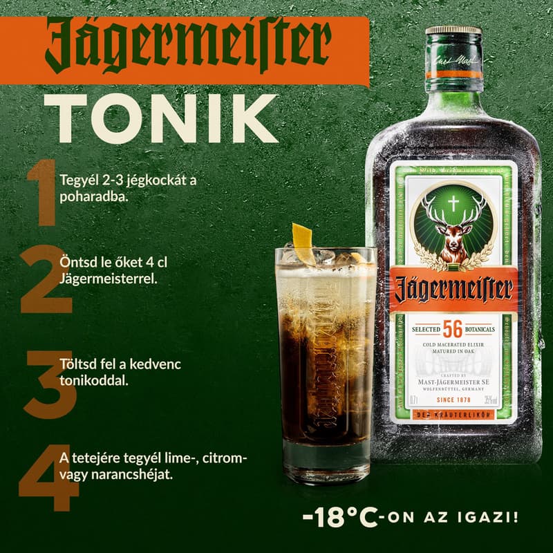 Jägermeister herbal liqueur 35%
