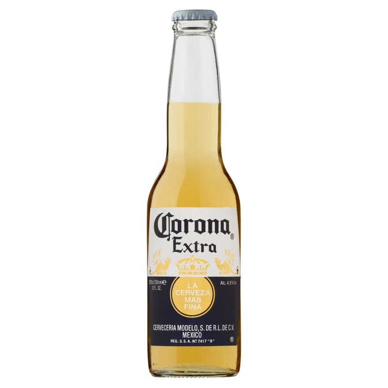 Corona Extra Mexican light beer 4.5%