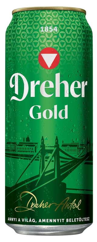 Dreher Gold quality light beer 5%