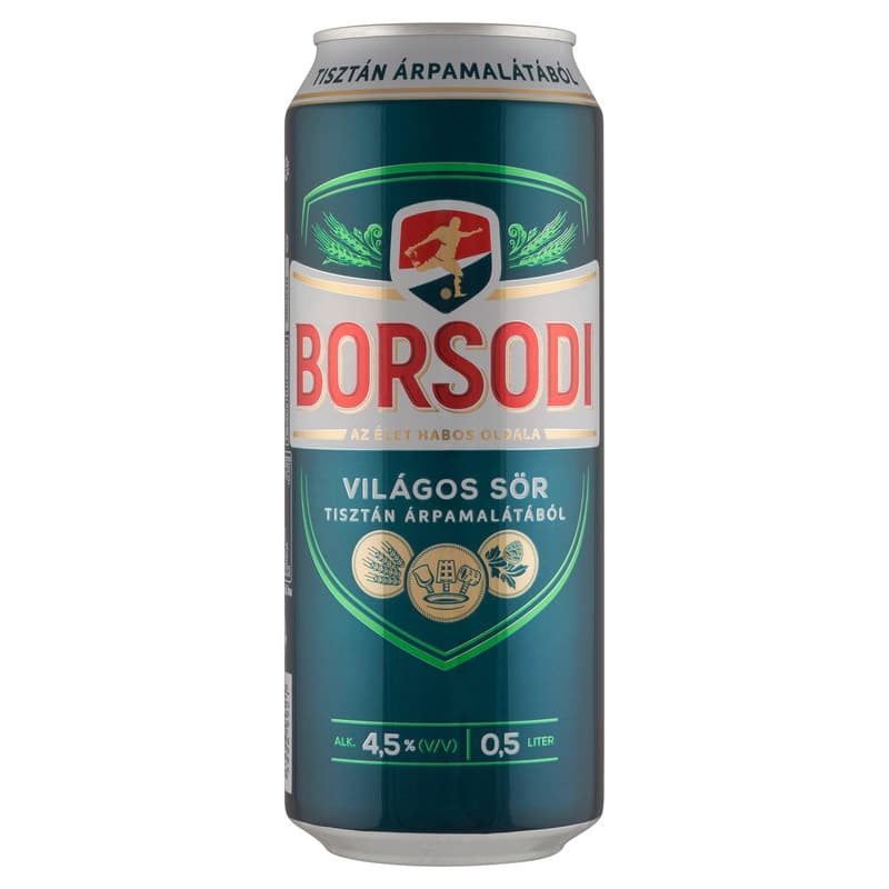 Borsodi világos sör 4,5%