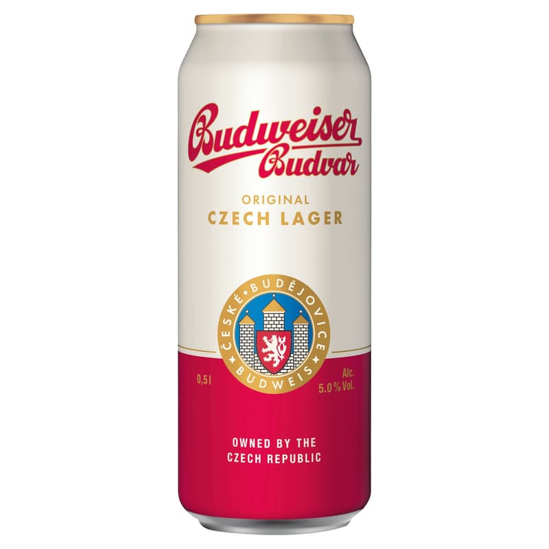Budweiser Budvar Original Czech premium light beer 5%