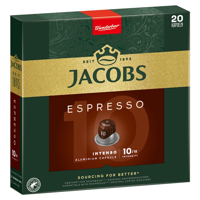 Jacobs Espresso Intenso (10) – Nespresso kompatibilis kapszula