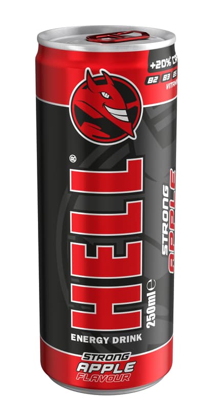 HELL Energiaital Apple Strong, alma- és tuttifruttiízű
