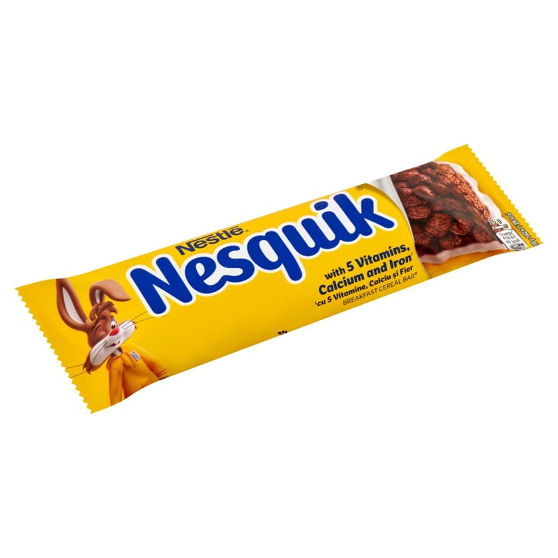 Nesquik crispy cocoa cereal slices